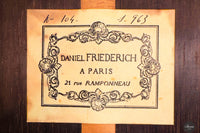 Daniel Friederich – 1963 No. 104