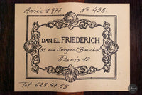 Daniel Friederich – 1977 No. 458 „Concert Model”