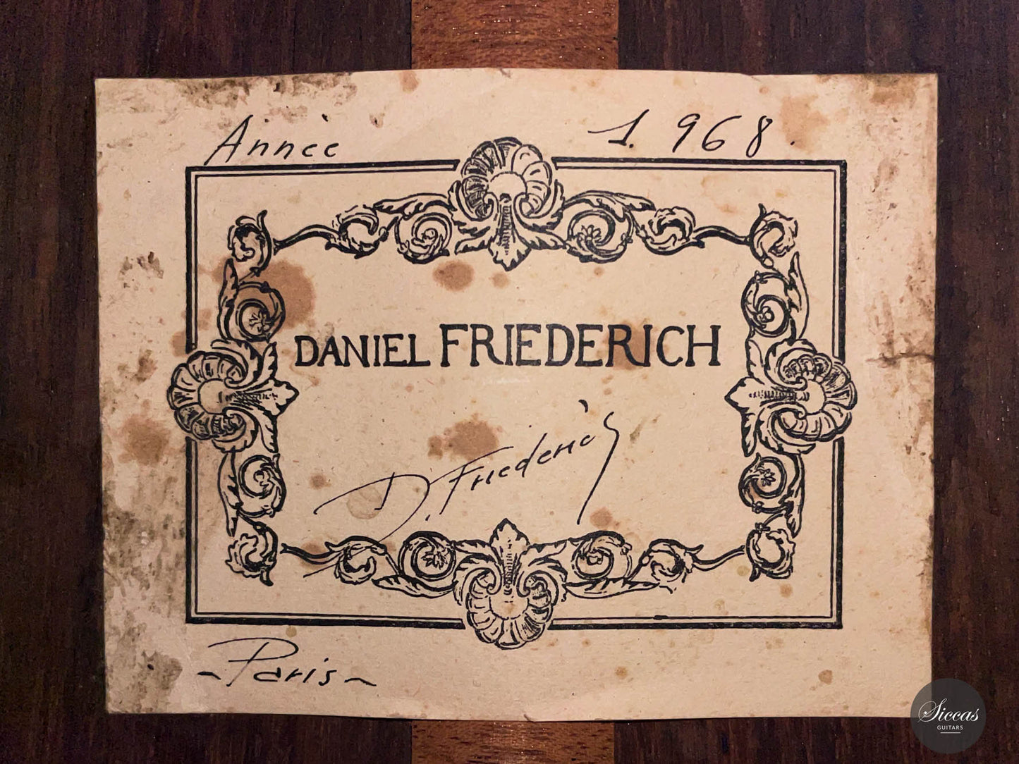 Daniel Friederich - 1968 Recital