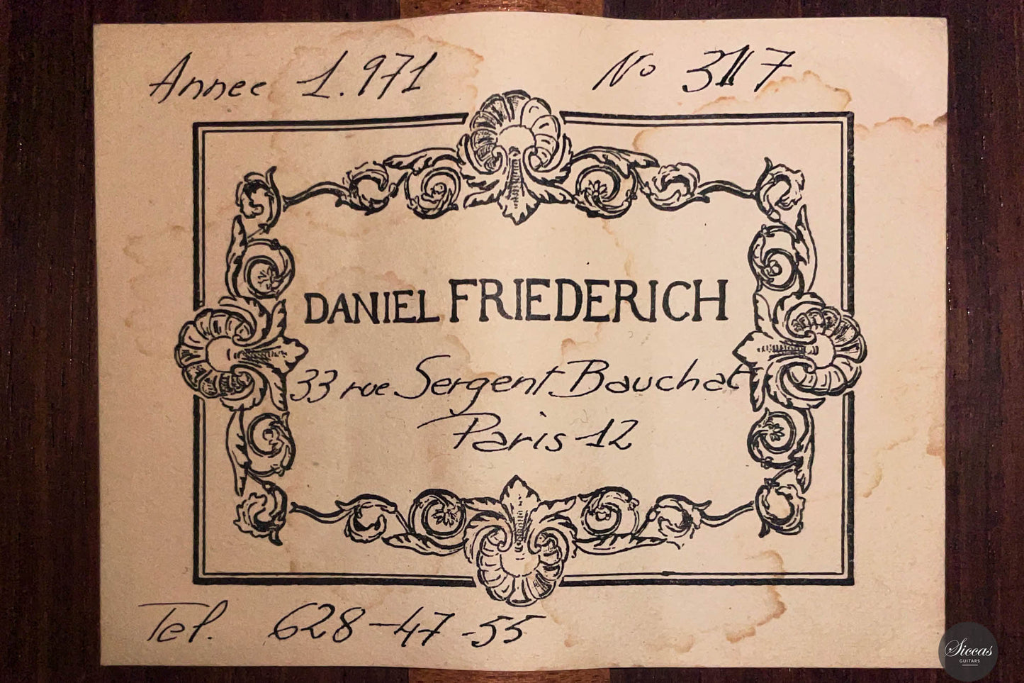 Daniel Friederich - 1971 No. 317