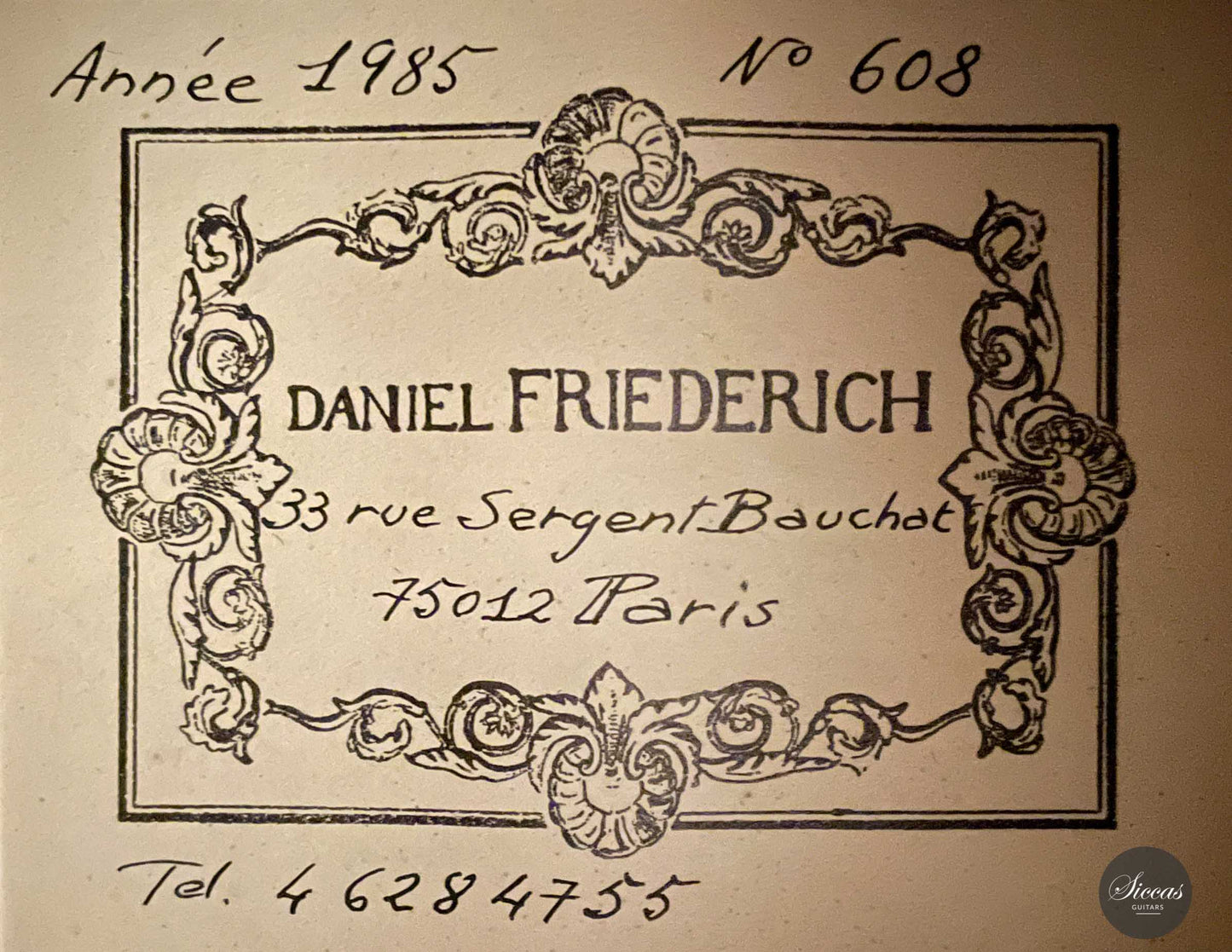 Daniel Friederich - 1985 No. 608