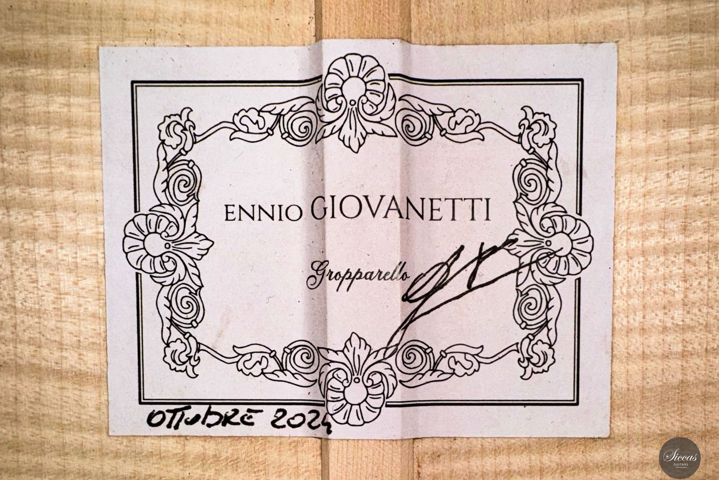 Ennio Giovanetti - 2024 J. Stauffer 64 cm