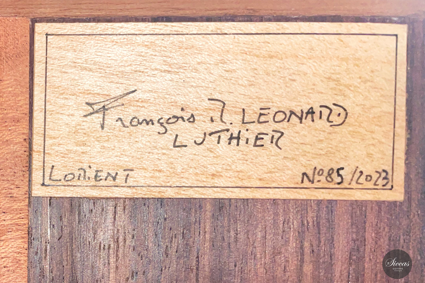 Francois Regis Leonard - 2023 Spruce No. 85