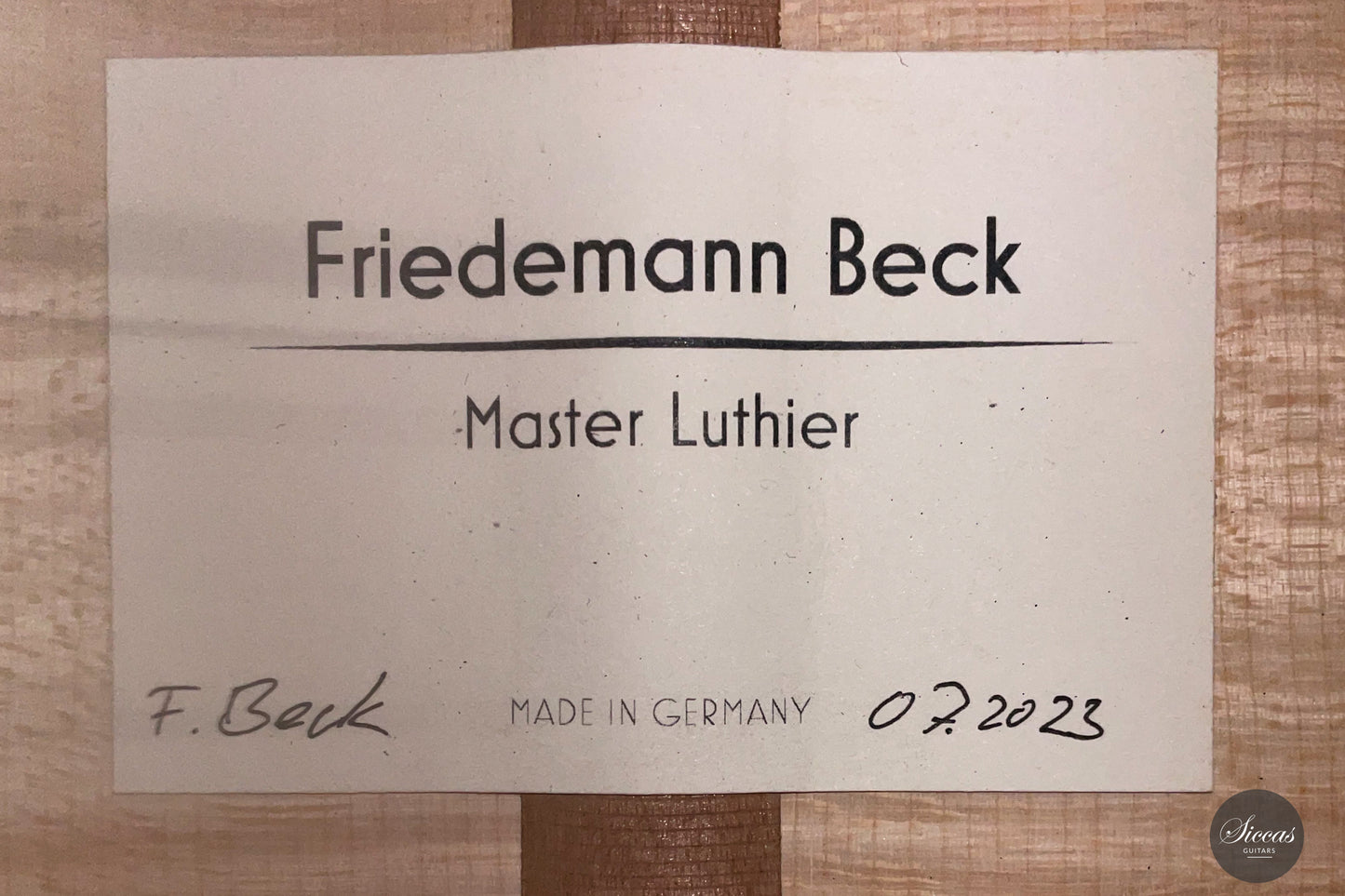 Friedemann Beck - 2023 Maple