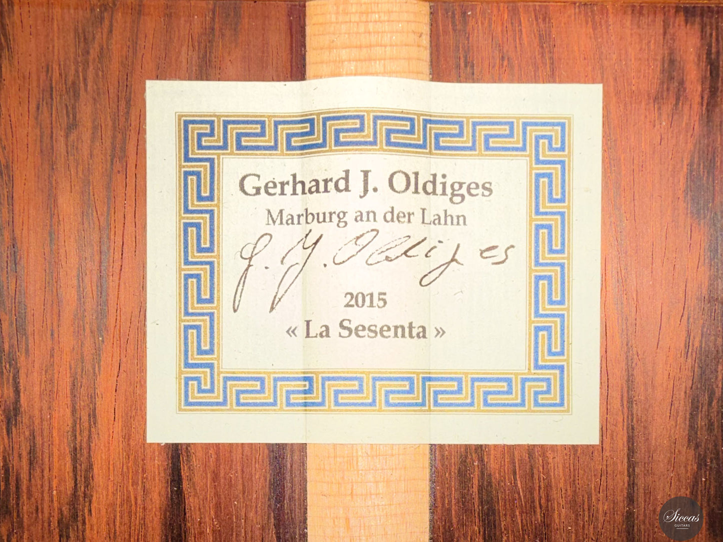 Gerhard Oldiges - 2015 La Sesenta