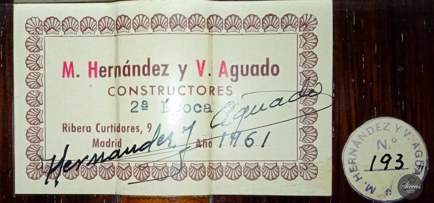 Hernandez y Aguado - 1961 Ex Regino Sainz de la Maza