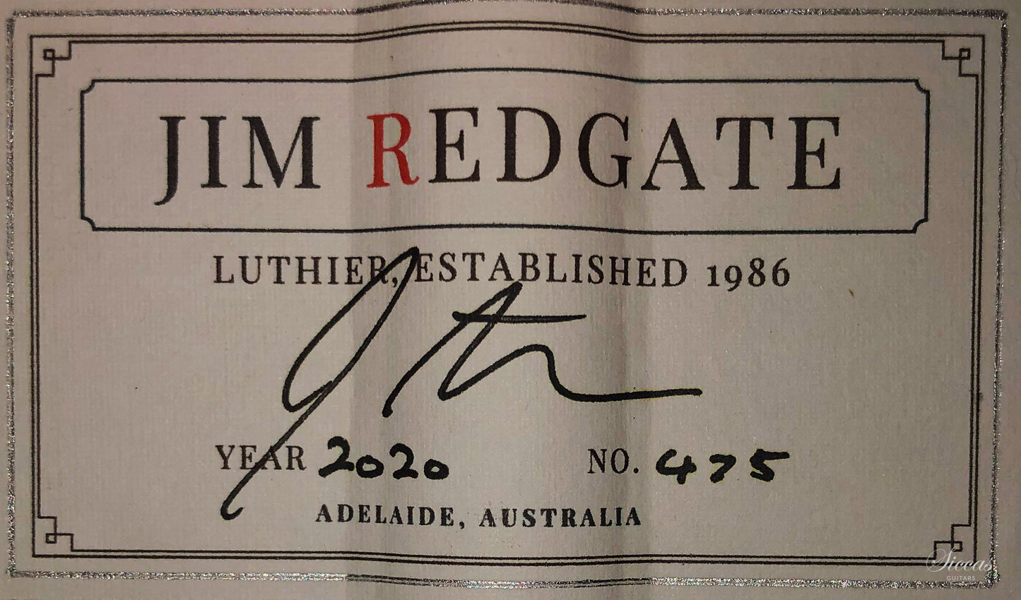 Jim Redgate - 2020 "Ana Vidovic"