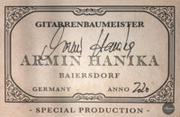 Armin Hanika – 1a Doubletop "Special Custom"