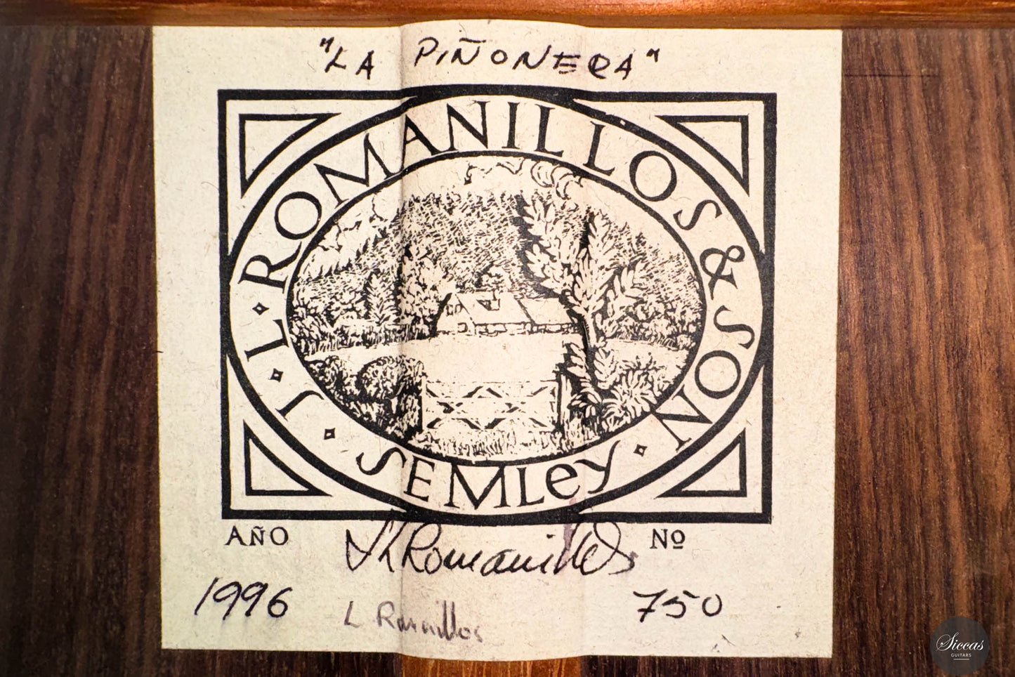 José Luis Romanillos - 1996 "La Piñonera" No. 750