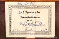 José Luis Romanillos - 2003 No. 810 “La Lluvia”