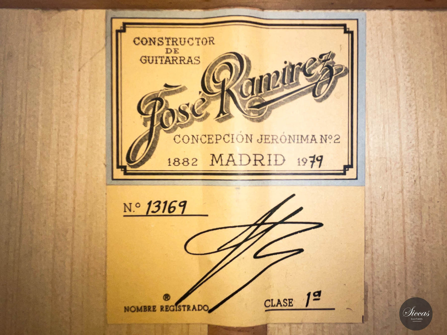 José Ramirez – 1979 Flamenca No. 13169