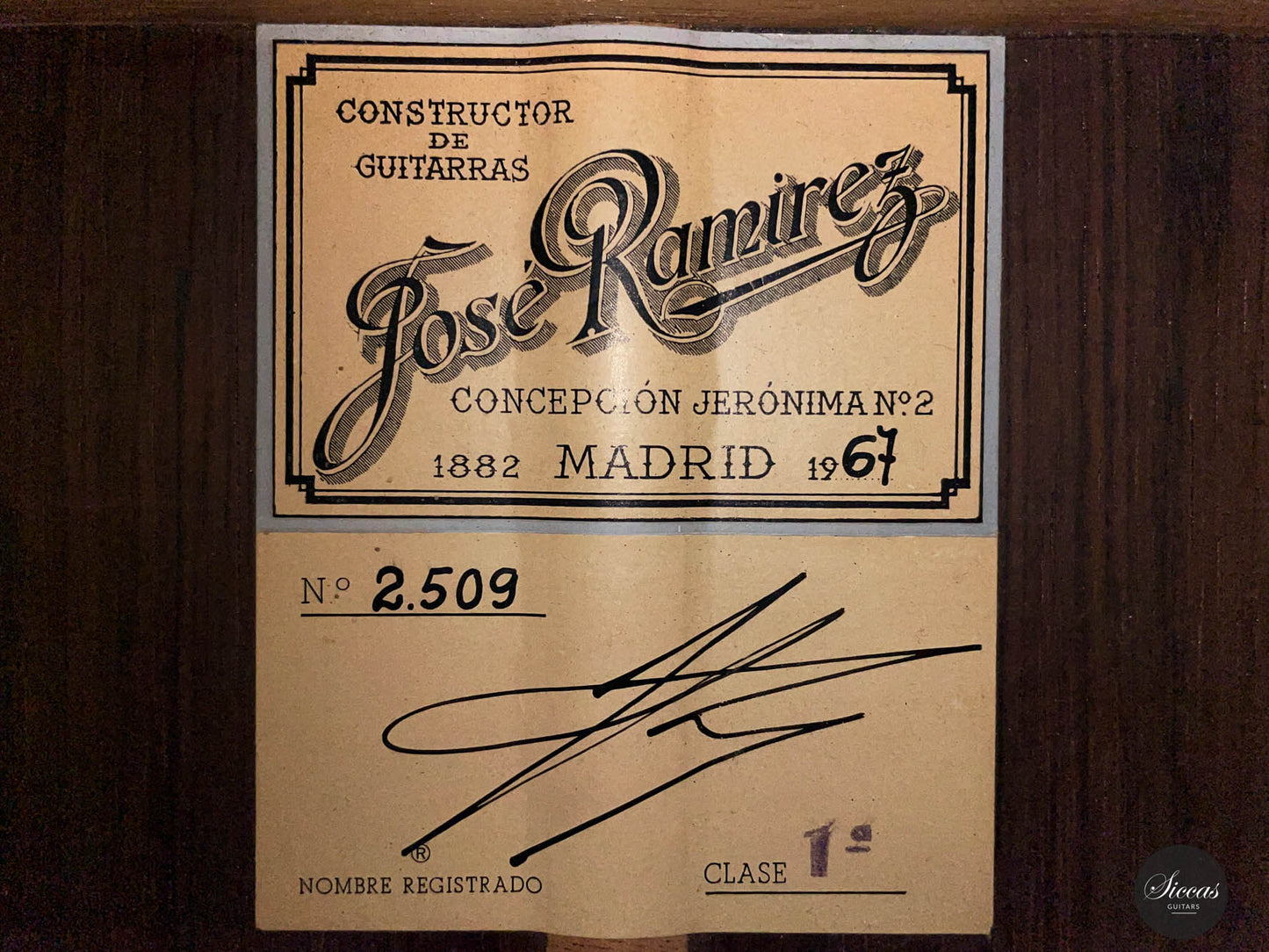 José Ramirez III - 1967 1A "MT"