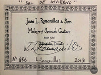 José Luis Romanillos & Son - 2013 "Sol de Invierno" No. 856