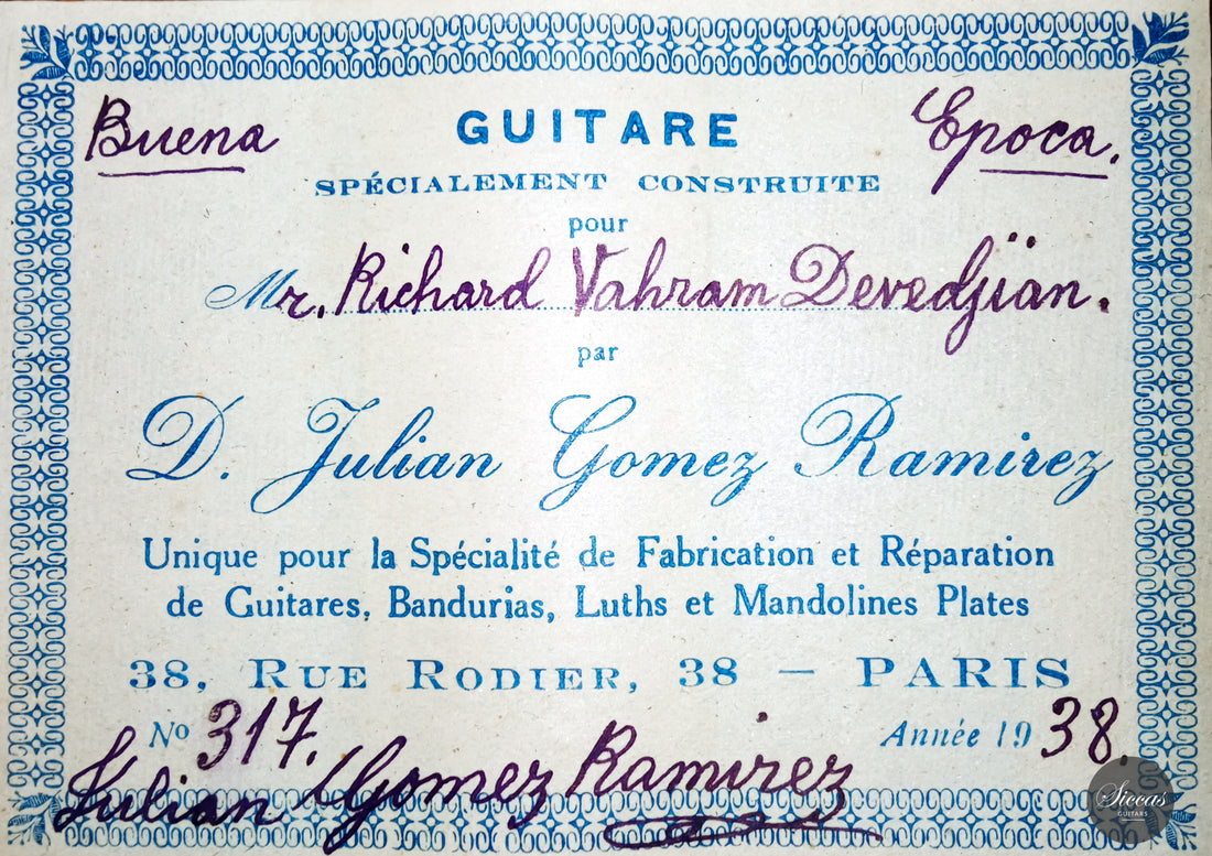 Julian Gomez Ramirez - 1938 "Buena Epoca"
