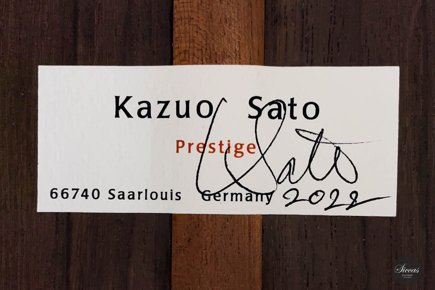 Kazuo Sato - 2022 Prestige