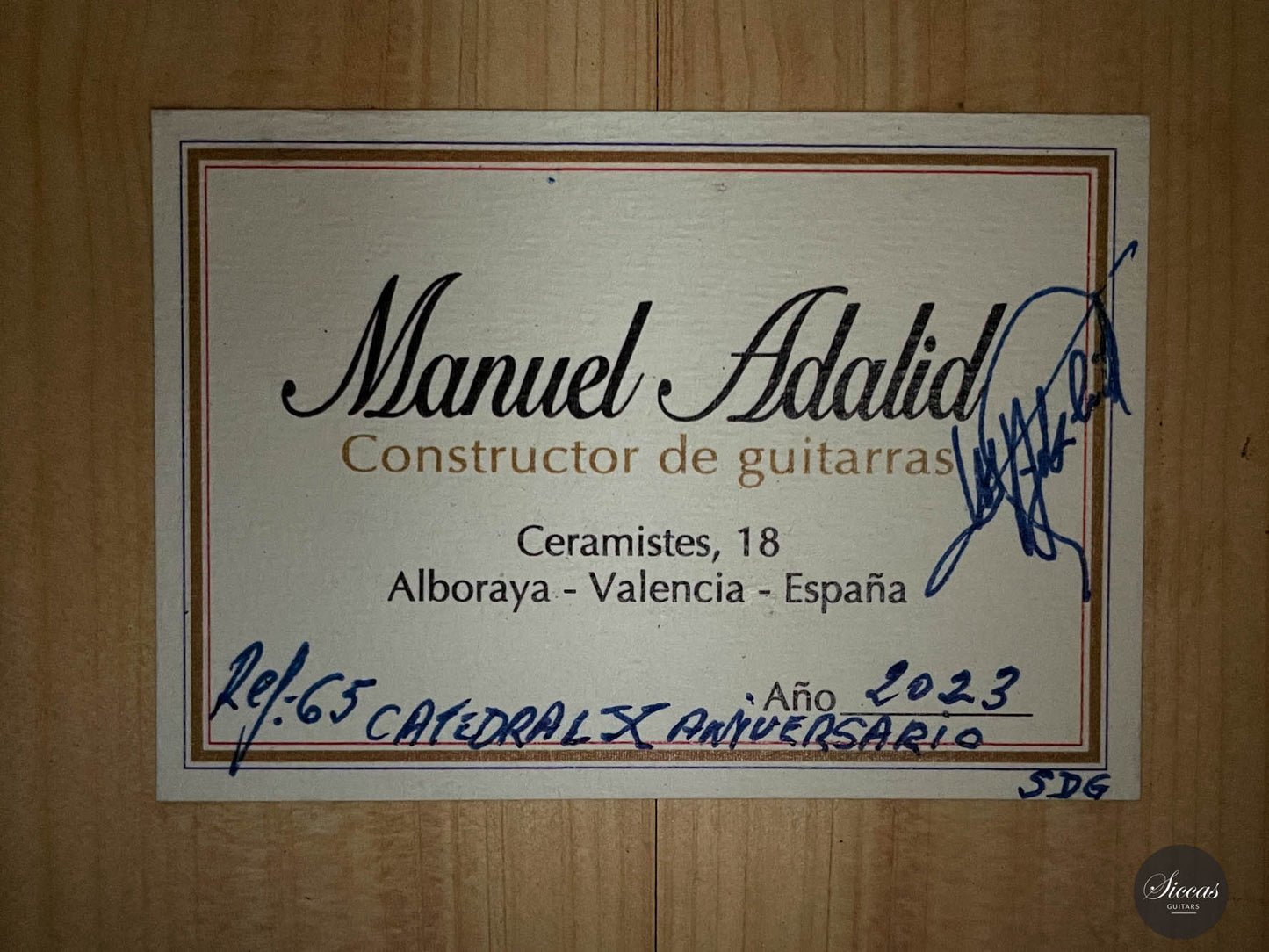 Manuel Adalid – 2023 Doubletop "La Catedral" 10 Anniv.