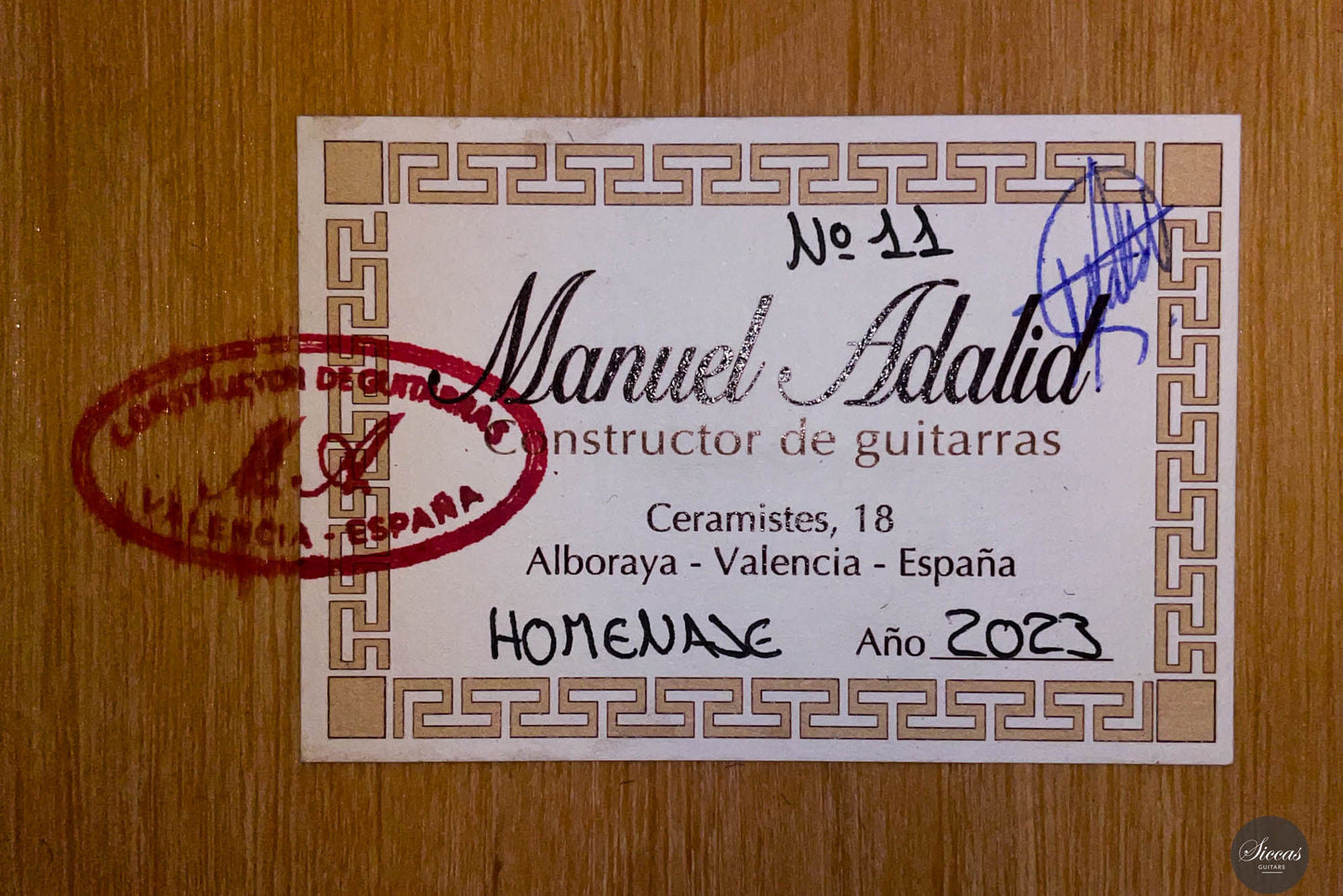 Manuel Adalid – 2023 Homenaje No.11 Doubletop