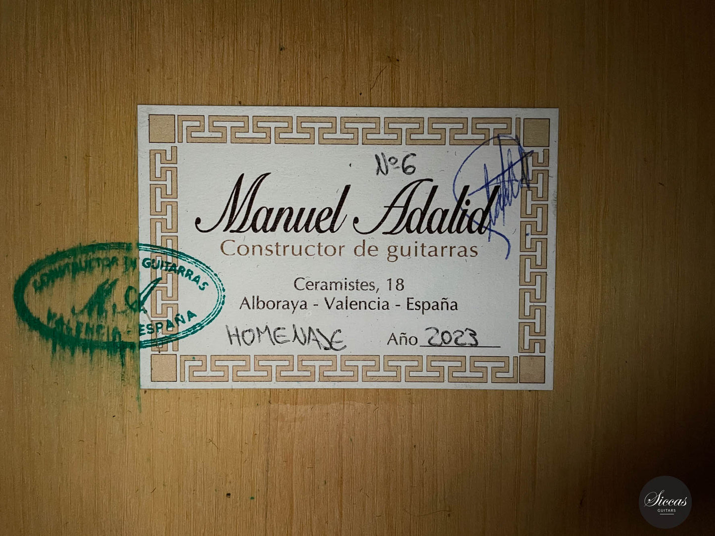Manuel Adalid – 2023 Homenaje No. 6