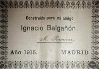 Manuel Ramirez - 1915 ex Ignacio Balgañón