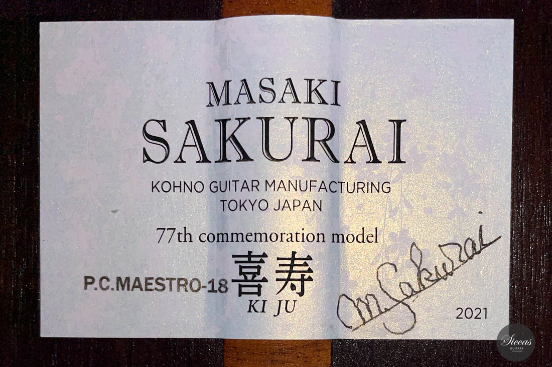 Masaki Sakurai - 2021 P.C. Maestro-18 Ki Ju 64 cm Limited Collector's Edition