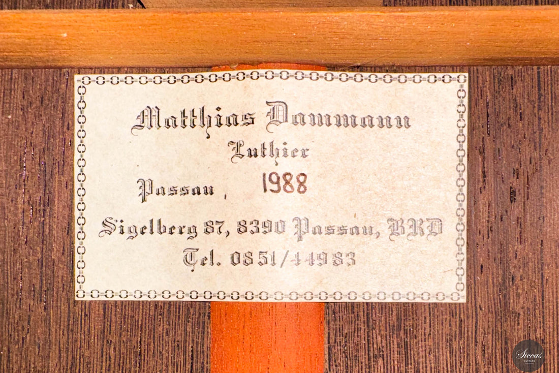 Matthias Dammann - 1988 Solid Top Nr. 16