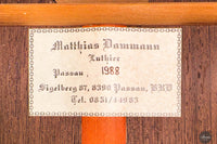 Matthias Dammann - 1988 Solid Top Nr. 16