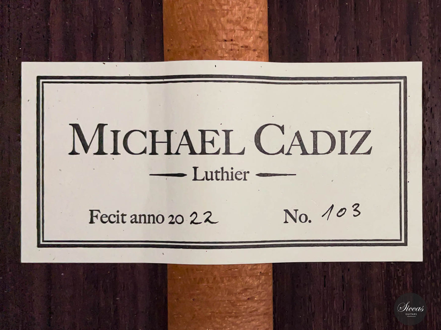 Michael Cadiz - 2022 "Concert"  No. 103 Lefthand