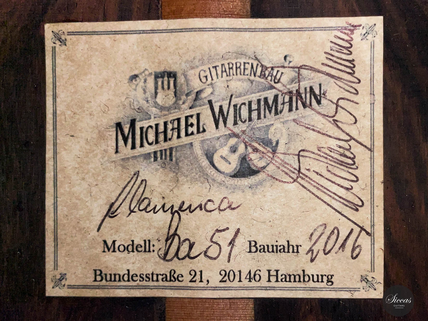 Michael Wichmann - 2016 Flamenca negra