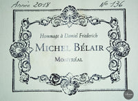 Michel Belair – 2018 „Hommage à Daniel Friederich“