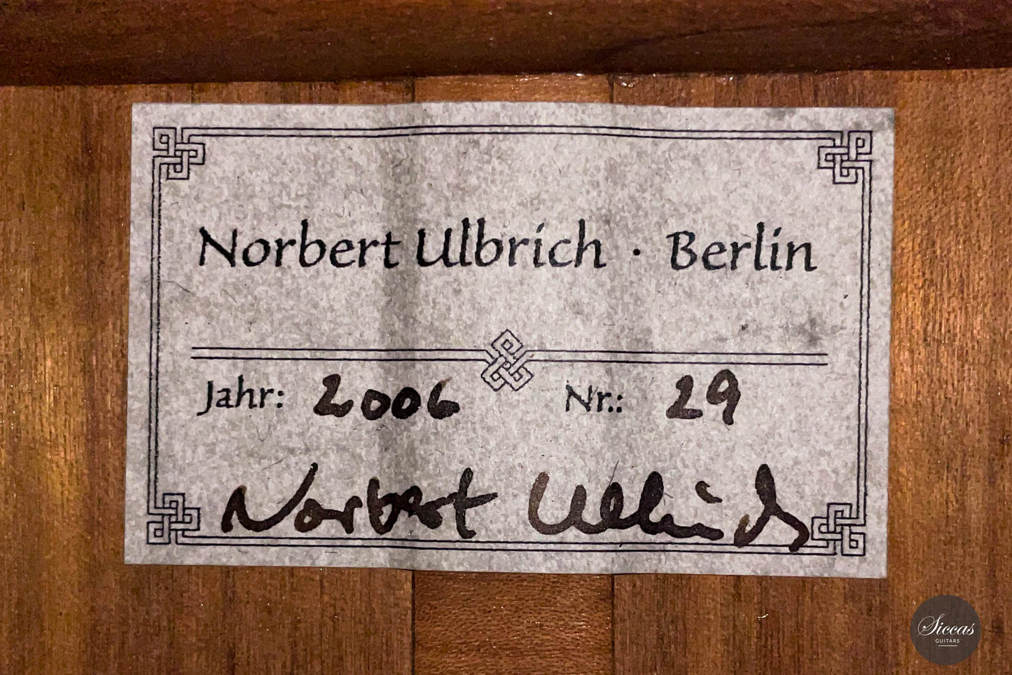 Norbert Ulbrich - 2006 No. 29