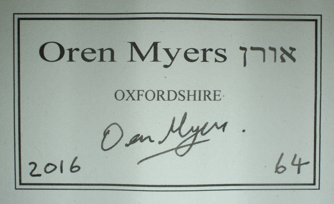Oren Myers - 2016