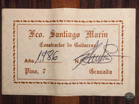 Paco Santiago Marin - 1986