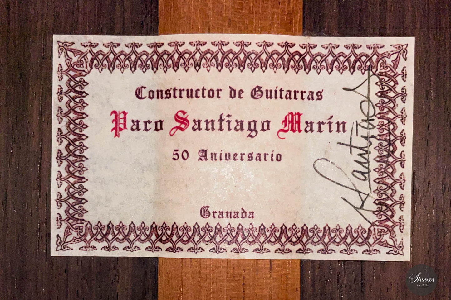 Paco Santiago Marin - 2019 50th Aniversario 64cm