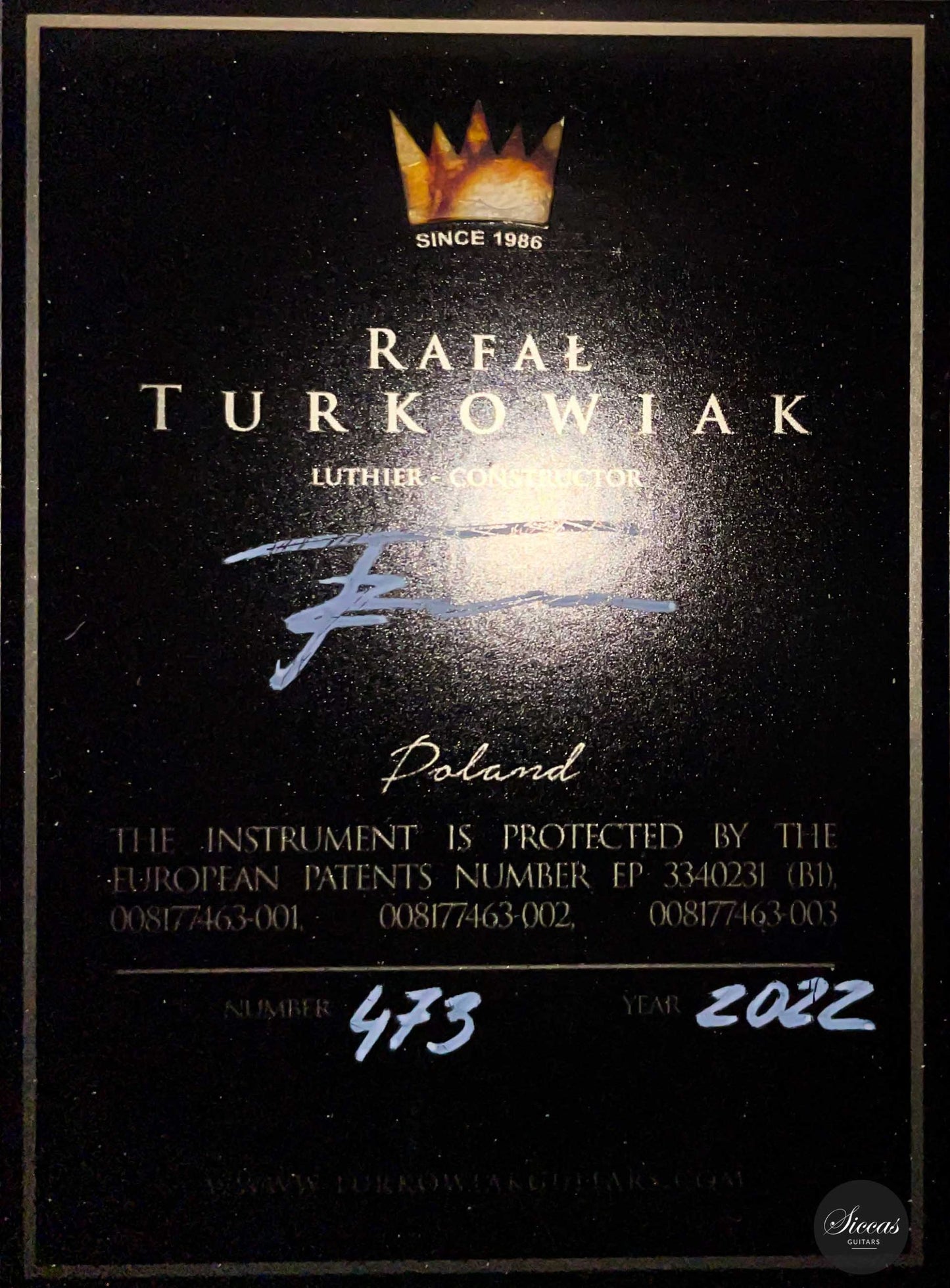 Rafal Turkowiak - 2022 Doubletop No. 473 Ziricote