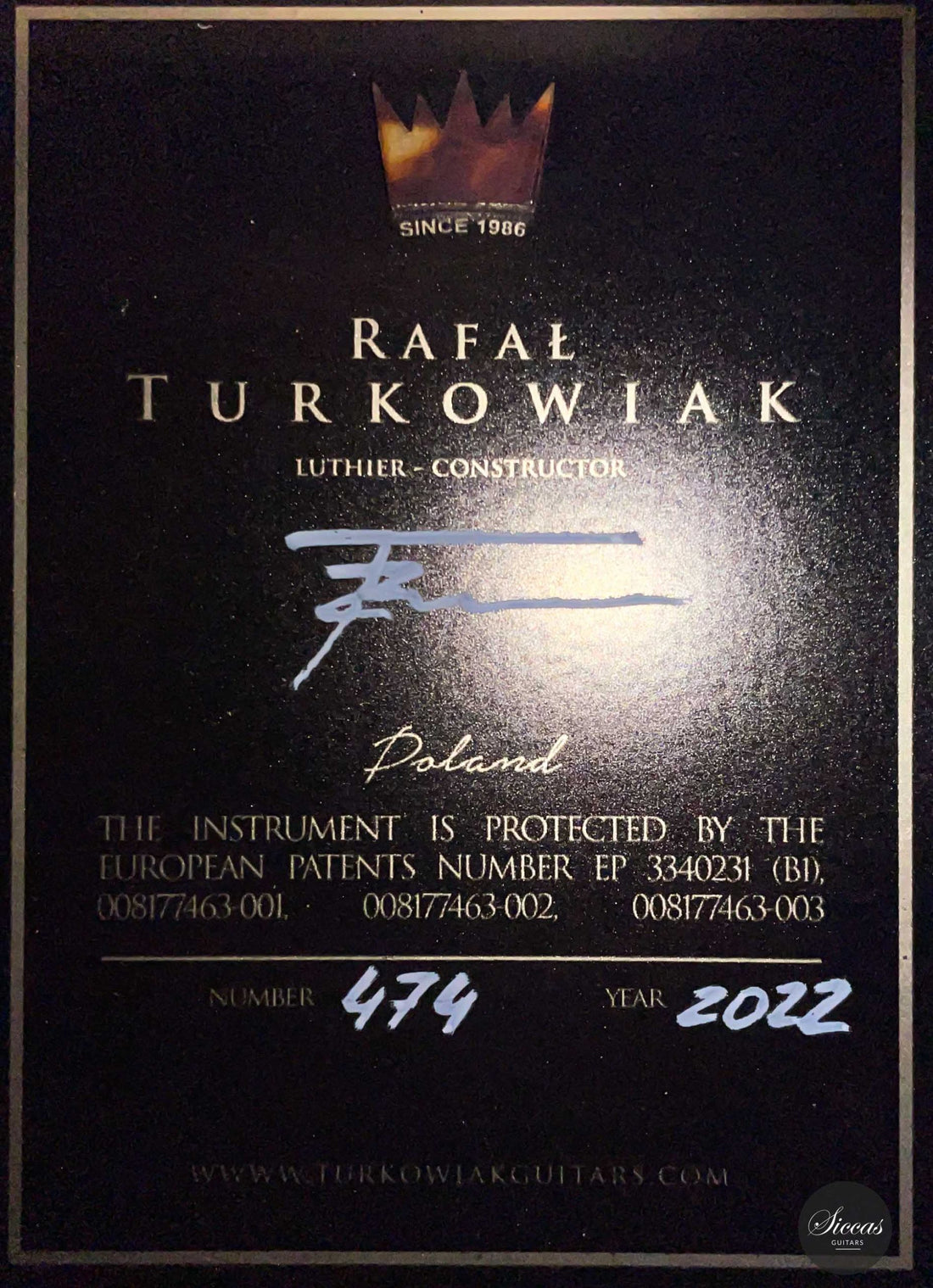 Rafal Turkowiak - 2022 Doubletop No. 474 Amboyna