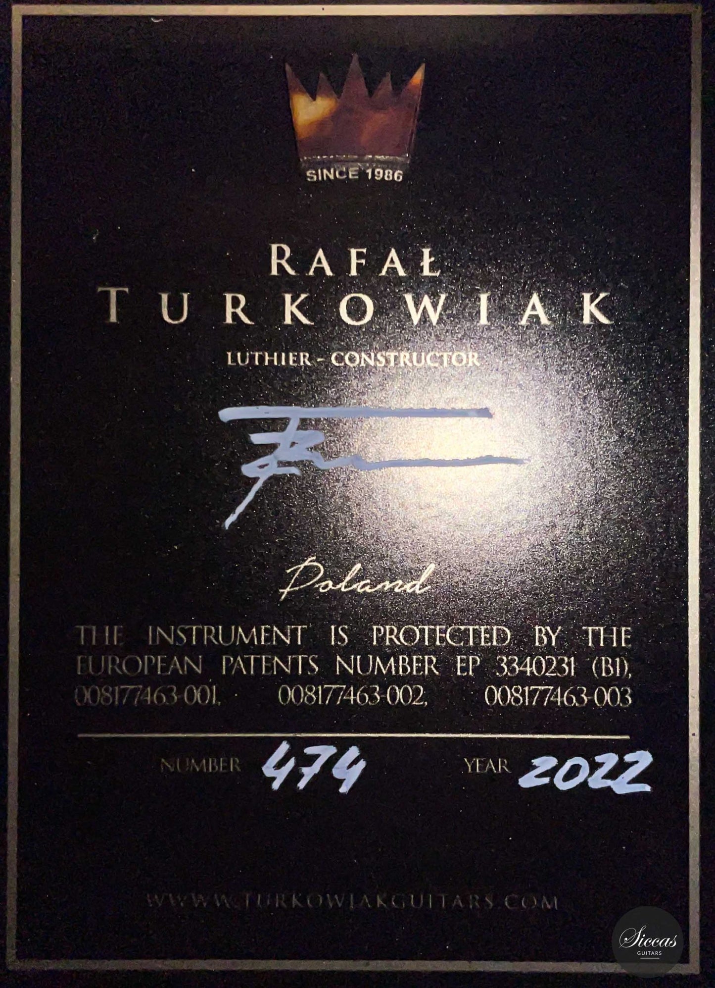 Rafal Turkowiak - 2022 Doubletop No. 474 Amboyna
