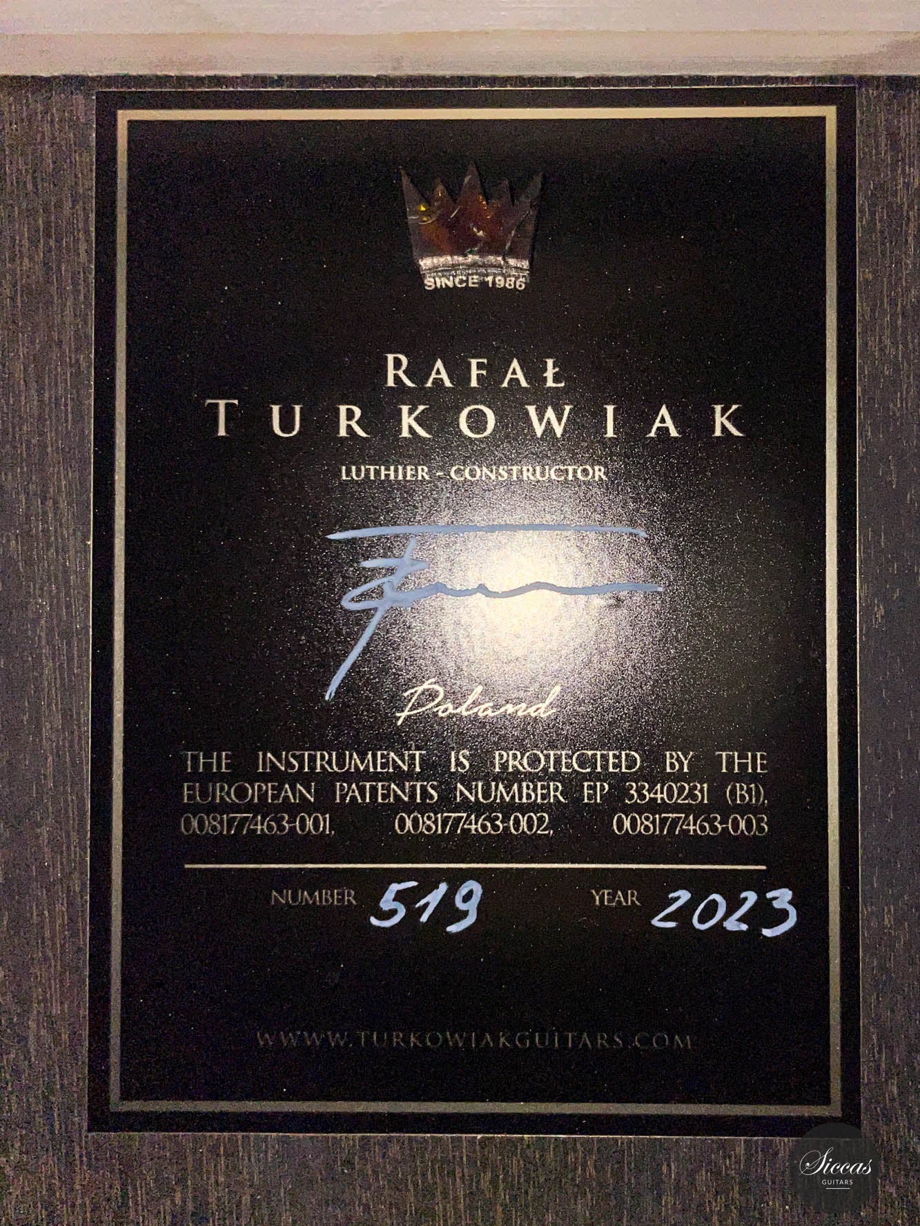 Rafal Turkowiak - 2023 Doubletop No. 519 Fichte/Amboyna 65 cm