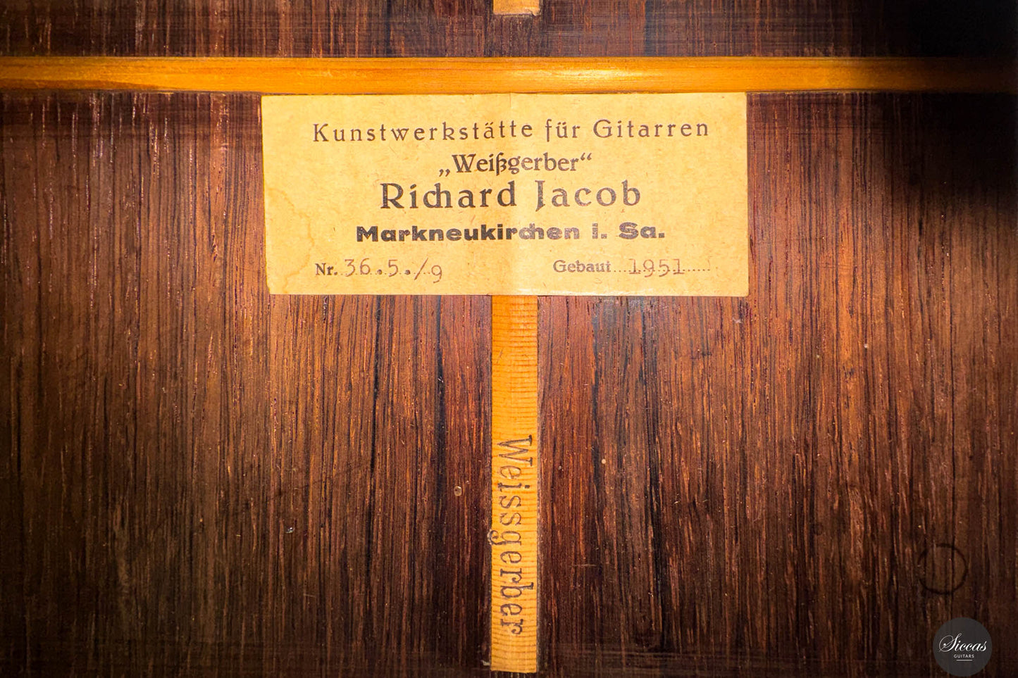 Richard Jacob Weissgerber - 1951 Torres 36.5./9