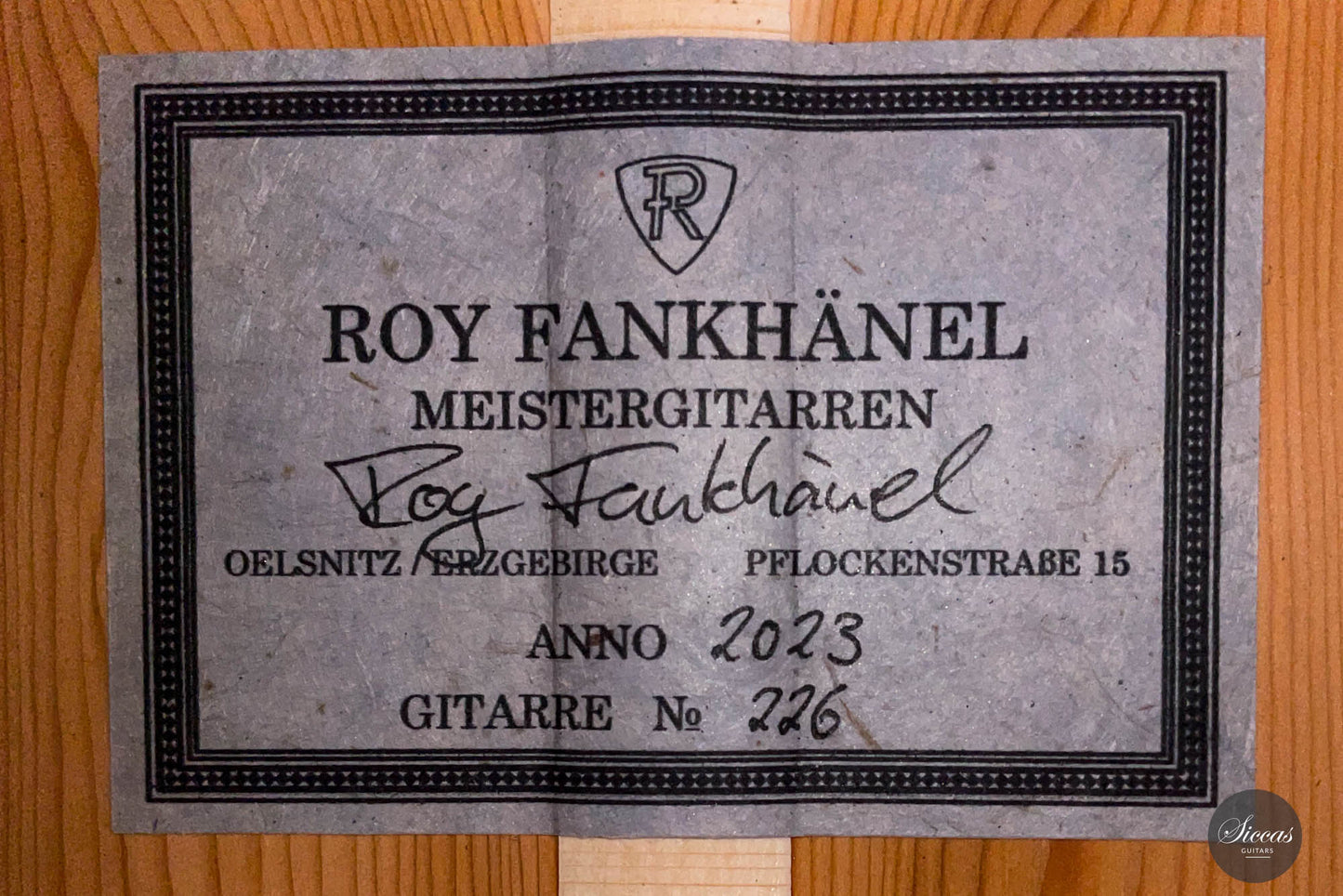 Roy Fankhänel - 2023 Spruce/Yew No. 226