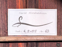 Saeid Aboutalebian - 2025 No. 62 Doubletop