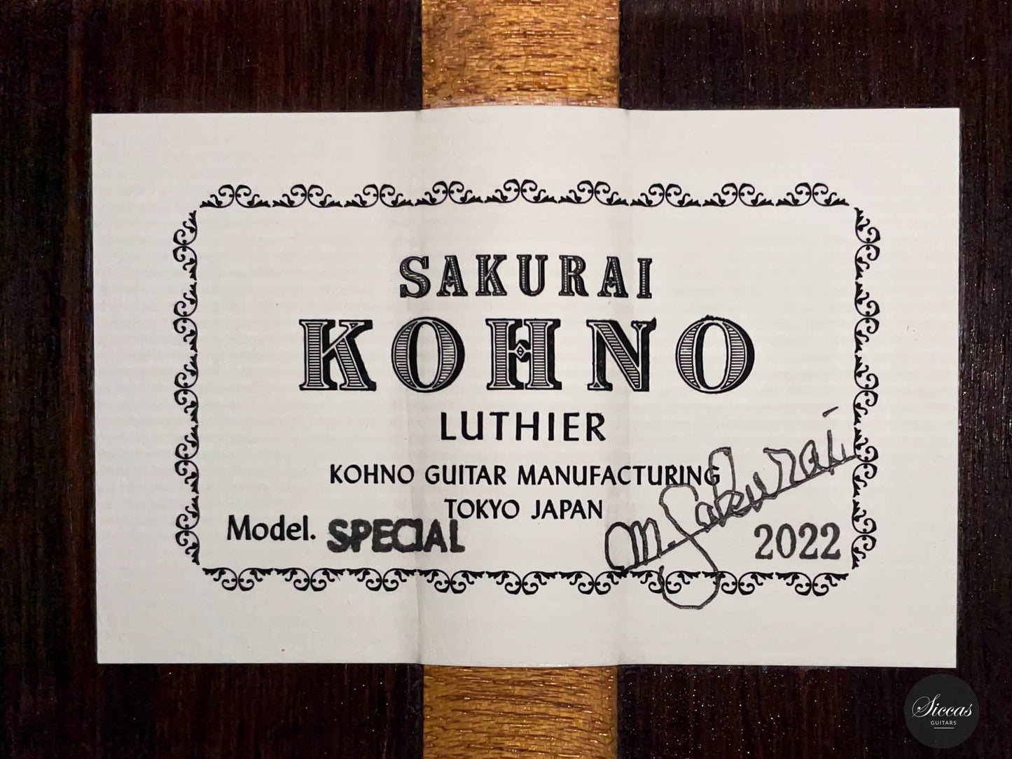 Sakurai Kohno - 2022 Special Cedar