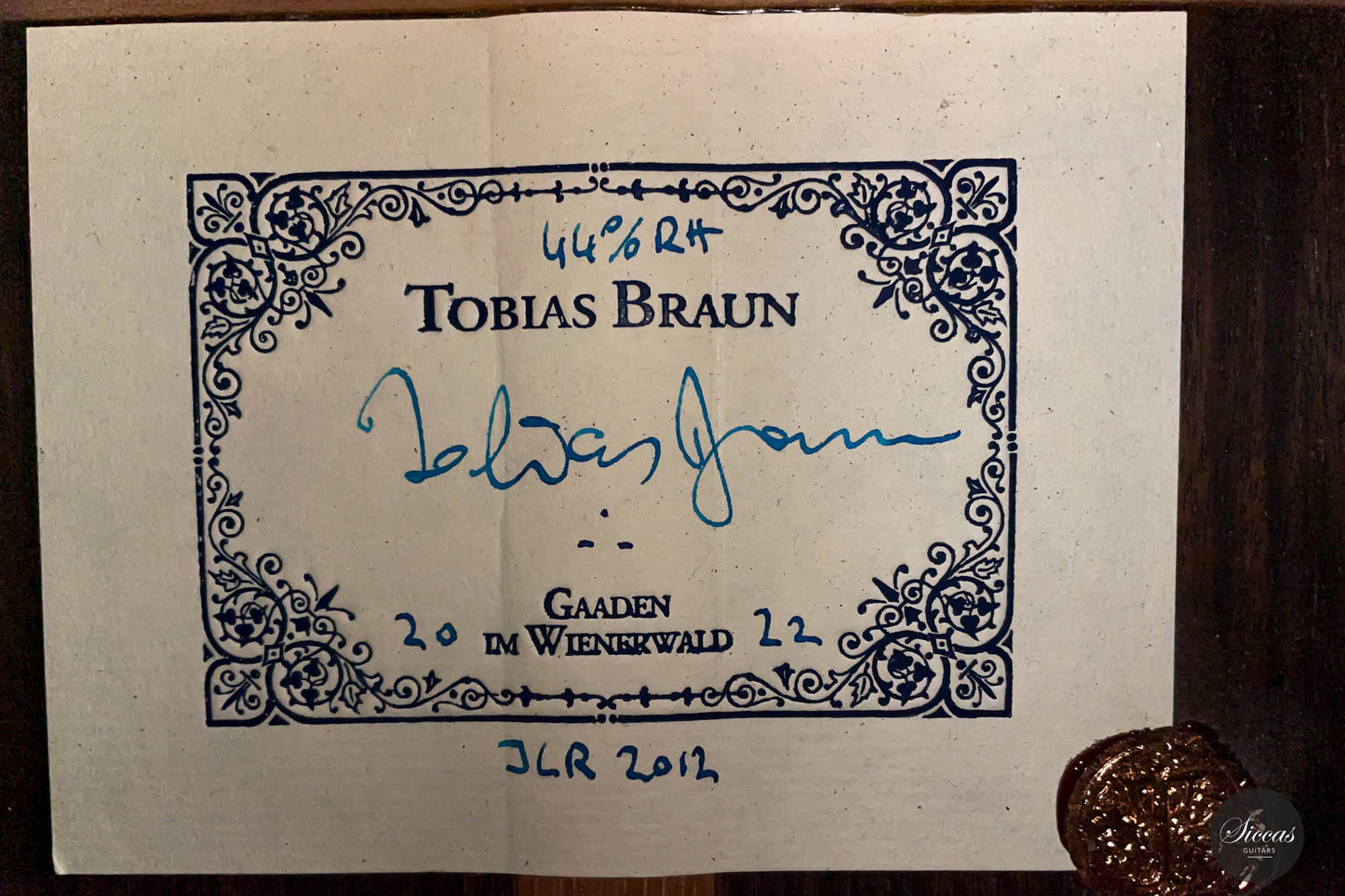 Tobias Braun - 2022 José L. Romanillos 2012