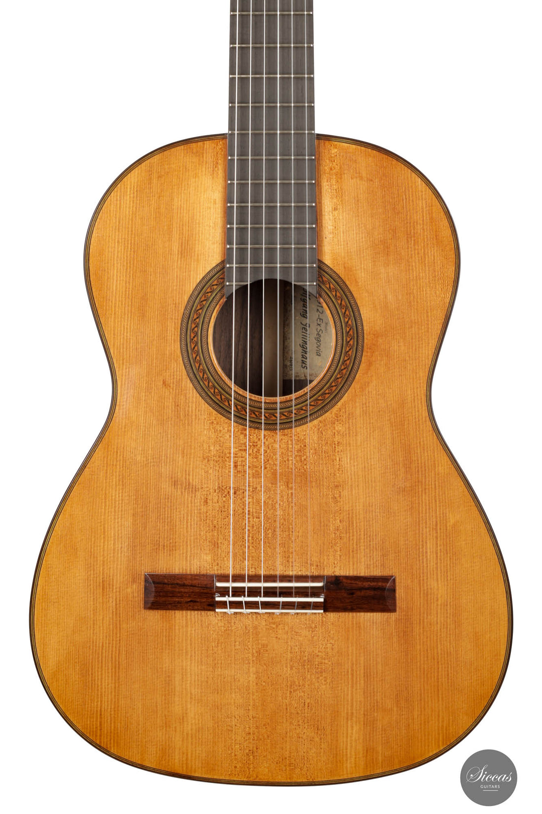 Wolfgang Jellinghaus - 1912 Ex-Segovia Spruce/Rosewood Antique