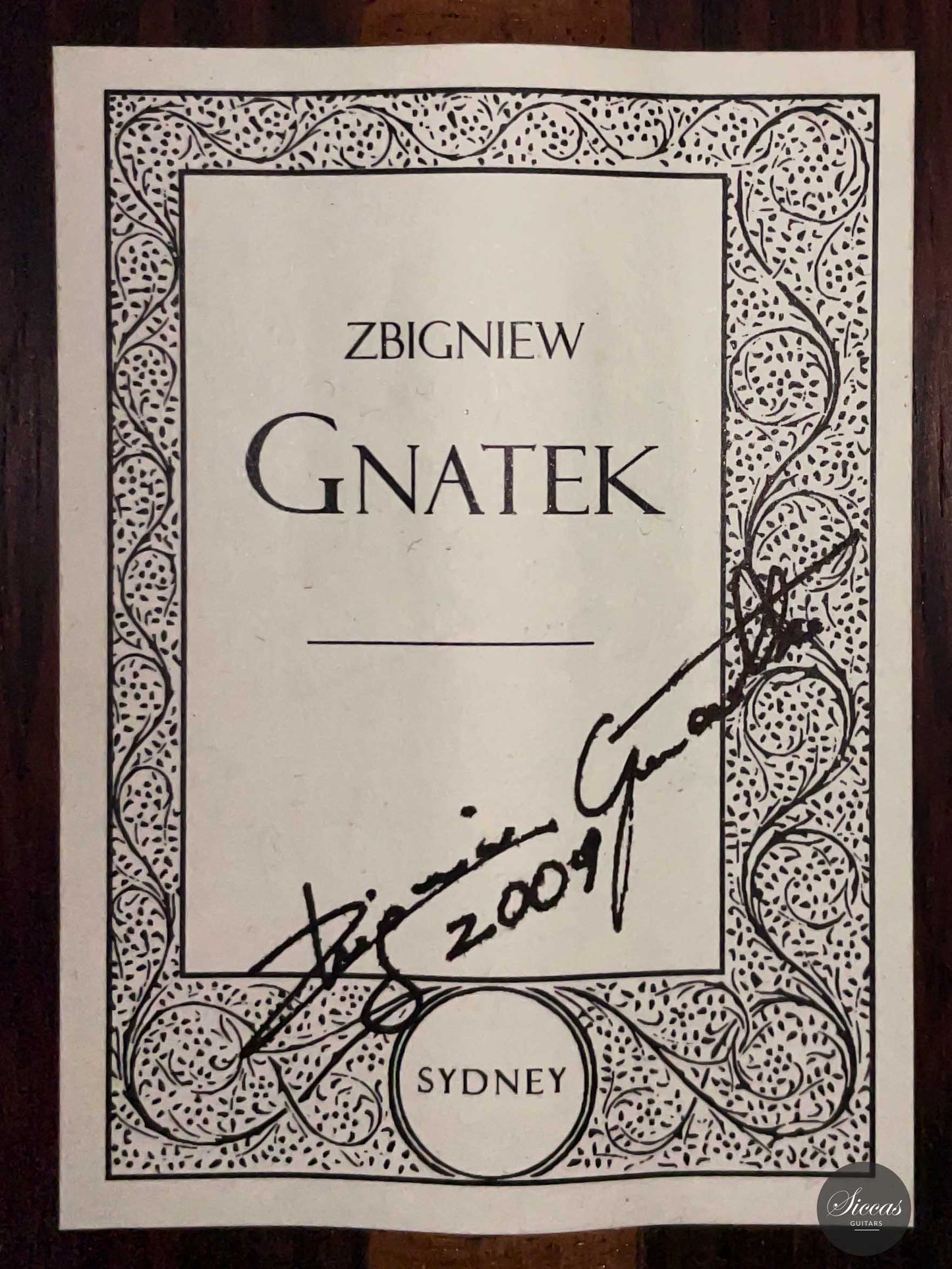 Zbigniew Gnatek - 2009 Lattice