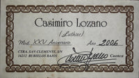 Casimiro Lozano - XXV Aniversario 2006