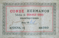 Conde Hermanos - 1961 Flamenca Blanca