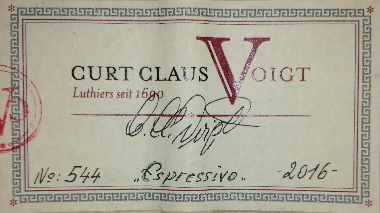 Curt Claus Voigt - Espressivo 2016