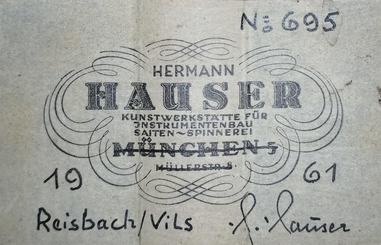 Hermann Hauser ® II - 1961 #695