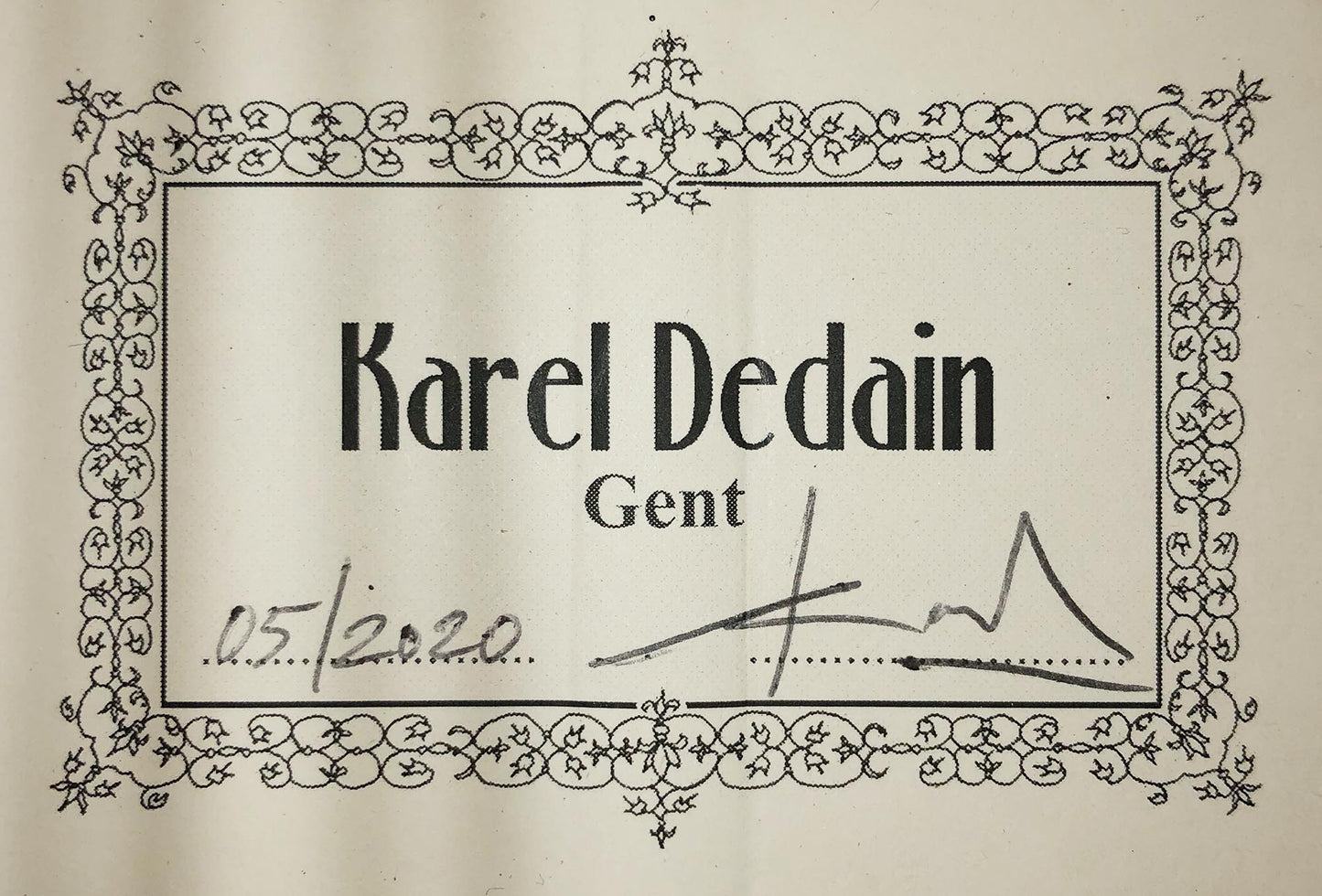 Karel Dedain - 2020 Arias