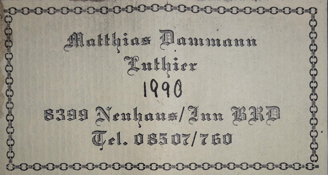 Matthias Dammann - Doubletop 1990